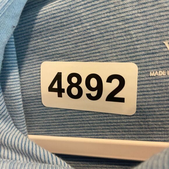 Vineyard Vines Edgartown Polo Shirt Men Small Blue Pima Cotton Blend Preppy Golf - Picture 8 of 9